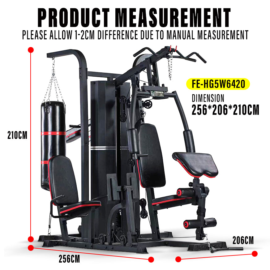 FitExperte 5 Way Home Gym Station FE-HG5W6420