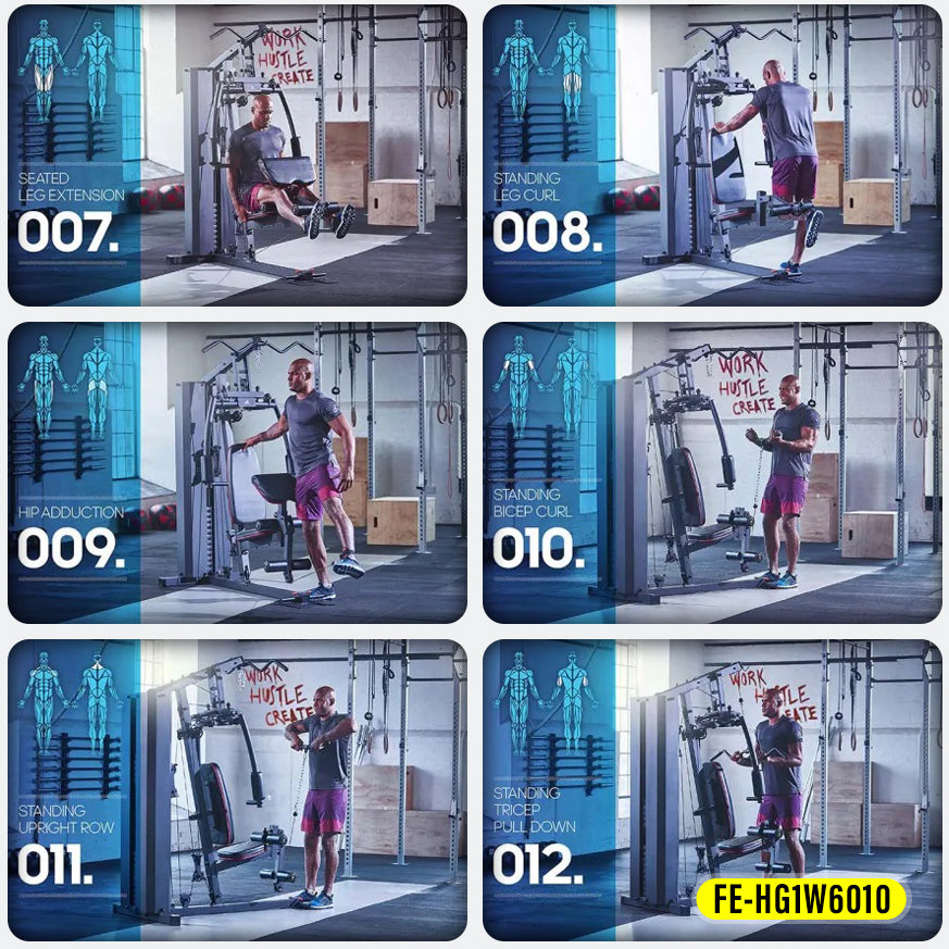 FitExperte Single Way Home Gym Station FE-HG1W6010