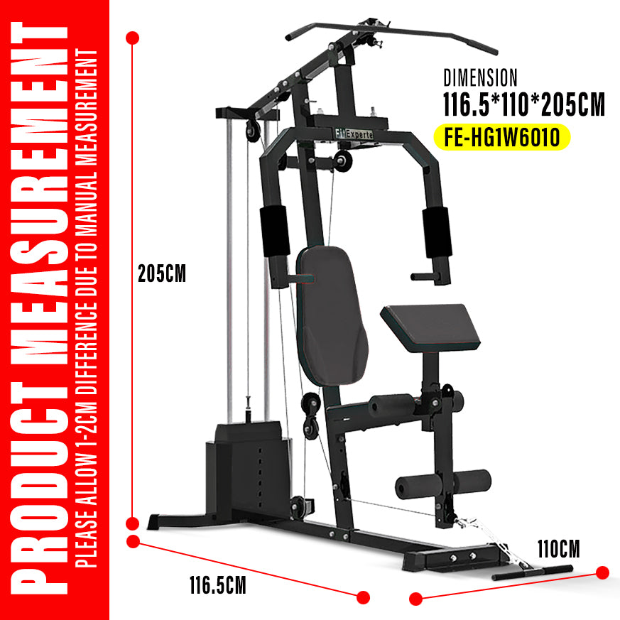 FitExperte Single Way Home Gym Station FE-HG1W6010