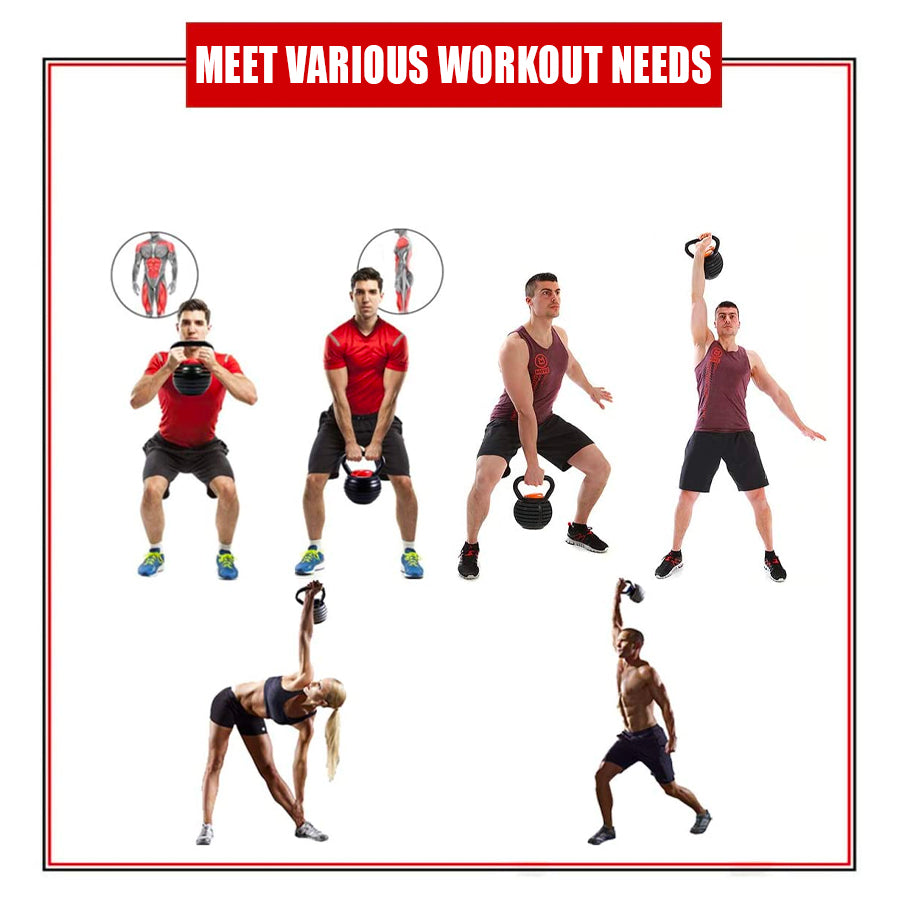 FitExperte Adjustable Kettlebell Dumbbell Kettler FE-AKB40