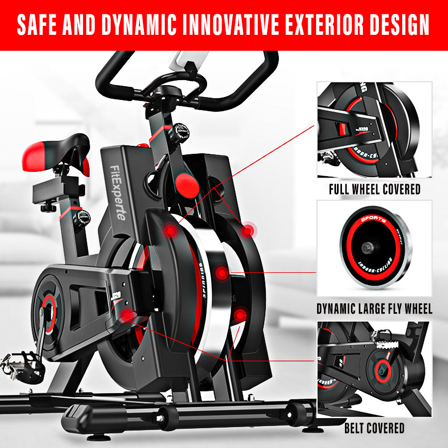 FitExperte Spinning Bike Full Wheel Covered FE-SB7320C