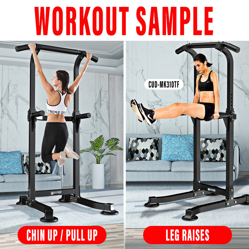 Chin Up Tower Pull Up Dip Station CUD-MK310TF