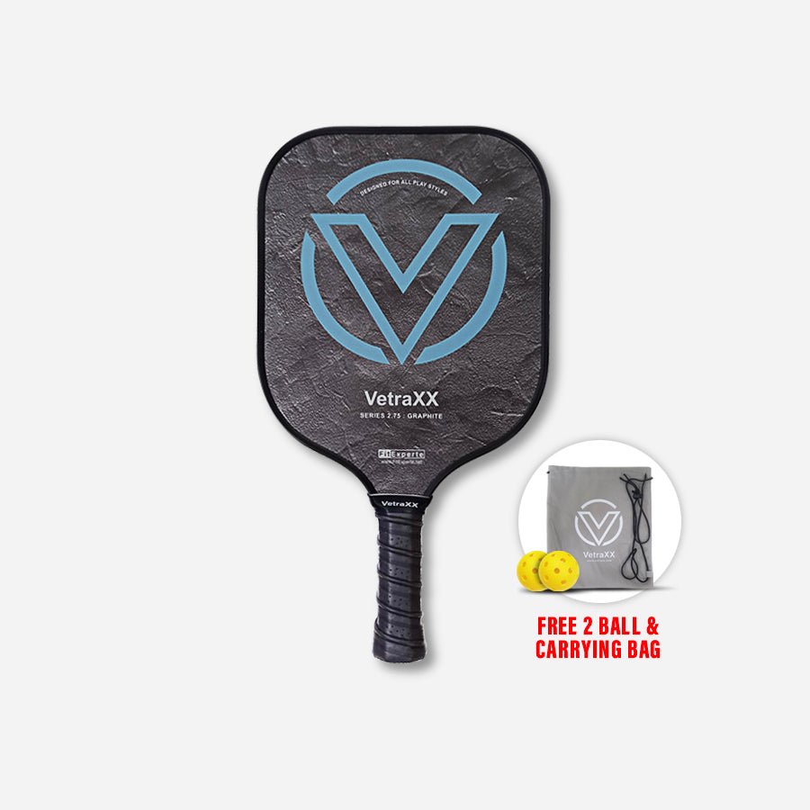 VetraXX Pickleball Paddle Series 2.75 Graphite (Designed for All Play Styles)