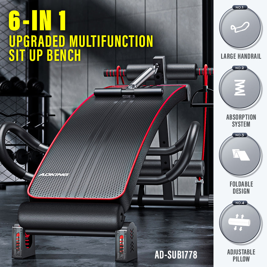 Foldable Sit Up Bench Chair Dumbbell Benches SUB1778 SUB1775R