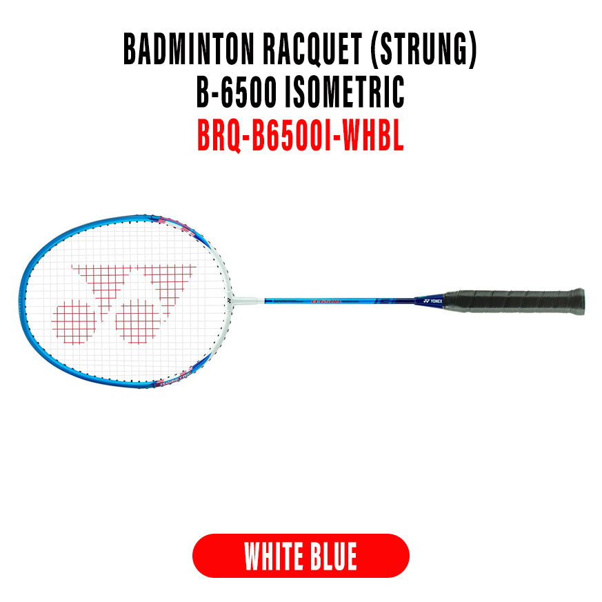 [Original Yonex] Badminton Racket Racquet with String B6500 Isometric Strung Recreational BRQ-B6500I