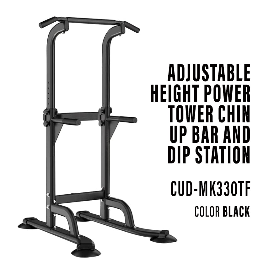 Chin Up Tower Pull Up Dip Station with Push Up Bar CUD-MK330TF – FitExperte  Life Style
