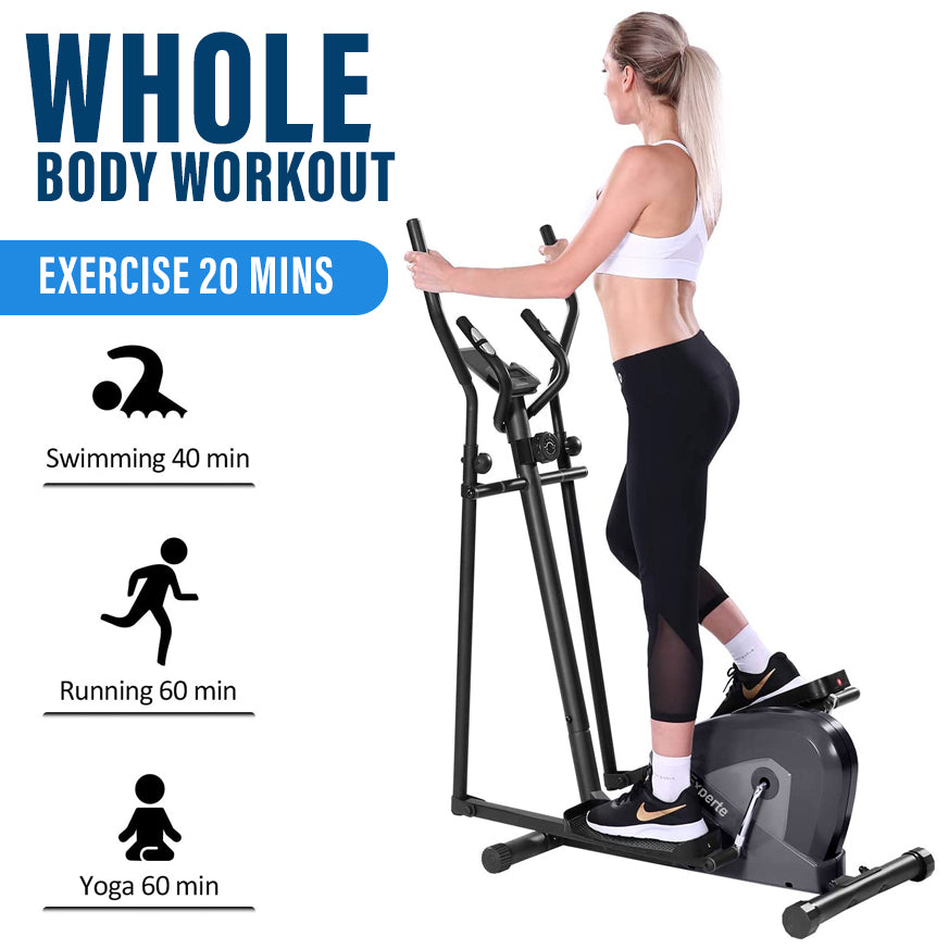 Cross trainer for online weight loss