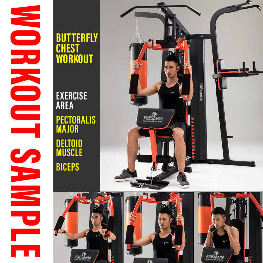 Home gym station online workout machine