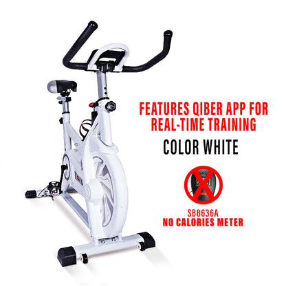 FitExperte Spinning Bike with Qiber App FE-SB8636A