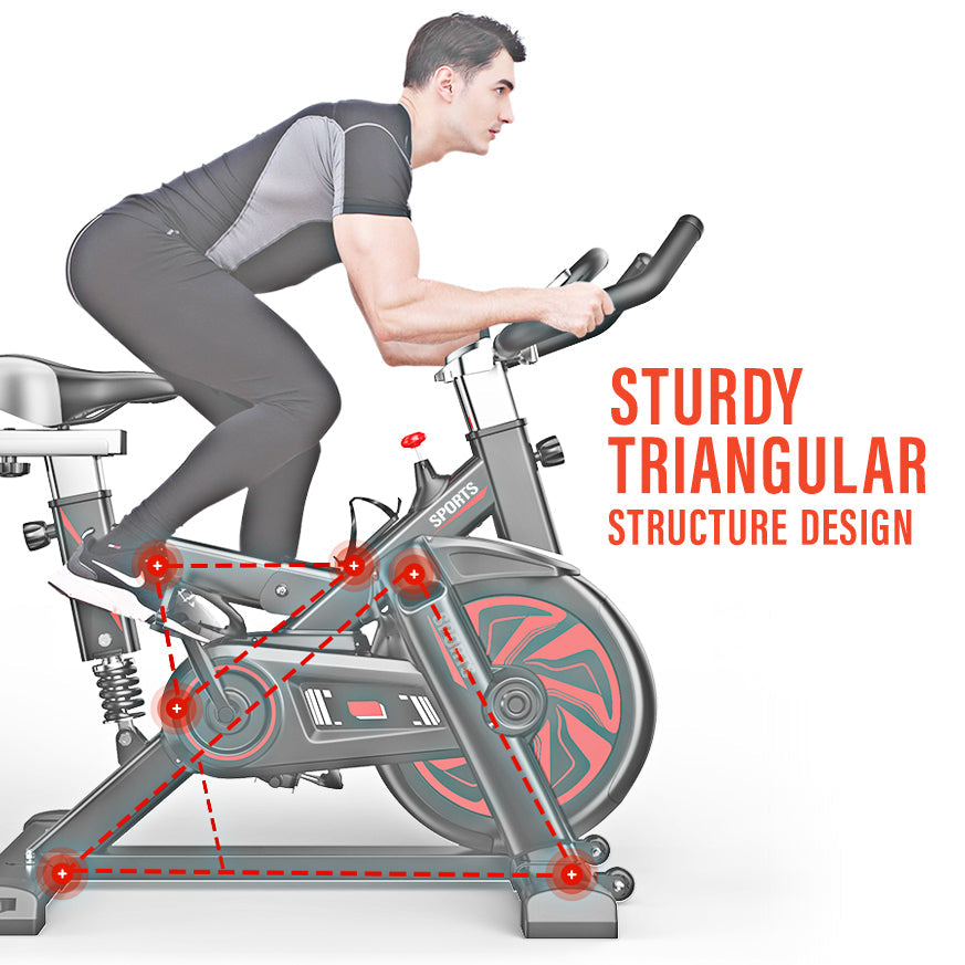 FitExperte Spinning Bike with Qiber App FE-SB8636A