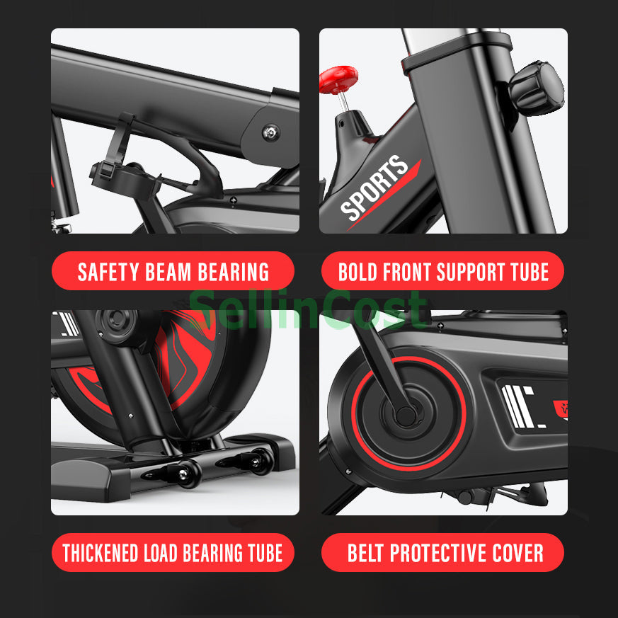 FitExperte Spinning Bike with Qiber App FE-SB8636A