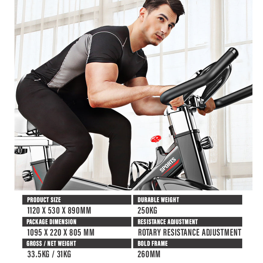FitExperte Spinning Bike with Qiber App FE-SB8636A