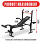 FitExperte Weightlifting Bench Press Dumbbell Benches Squat Rack Home Gym WL100