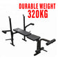 FitExperte Weightlifting Bench Press Dumbbell Benches Squat Rack Home Gym WL100