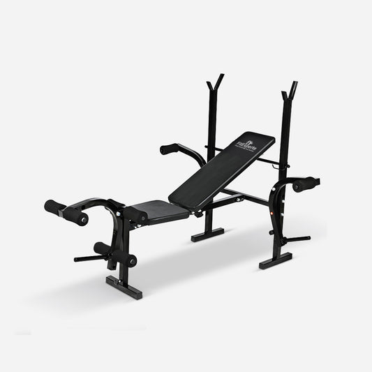 FitExperte Weightlifting Bench Press Dumbbell Benches Squat Rack Home Gym WL100